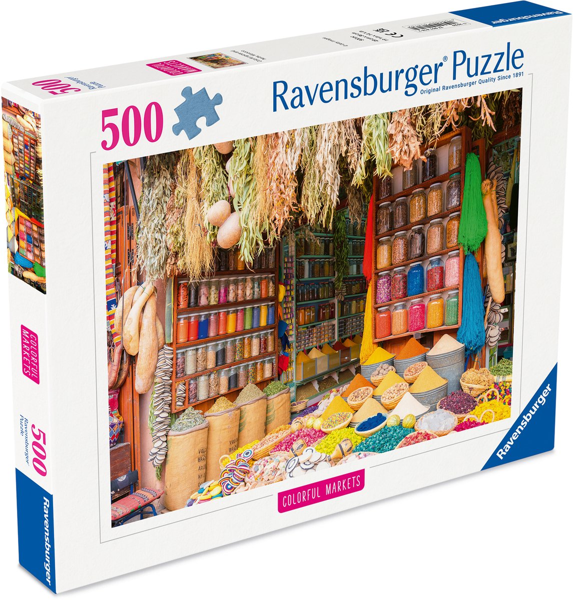 Ravensburger Puzzle Bunte Märkte Nr. 4 - 500 Teile.