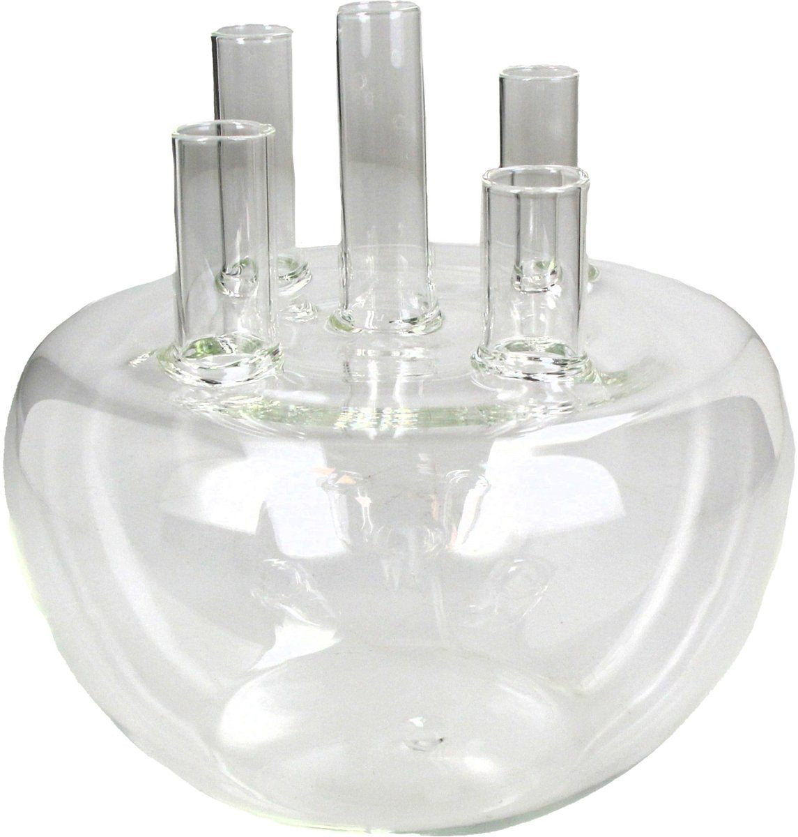 HD Collection Vase aus Glas, klar, 18 x 18 x 18 cm