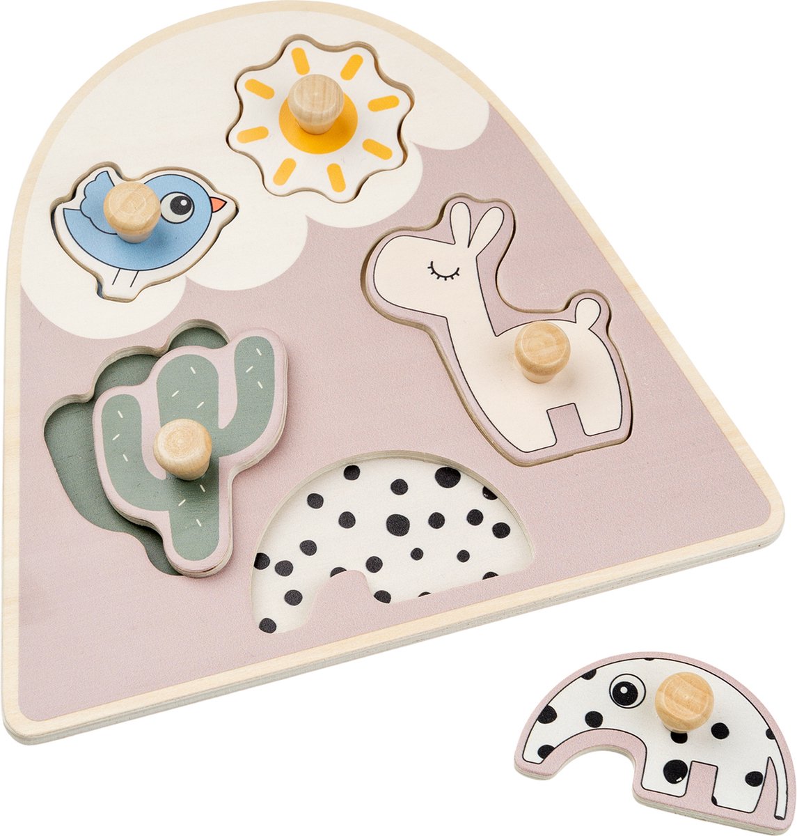 Erledigt von Hirschholz Nick Puzzle Lalee Beige, 5st.
