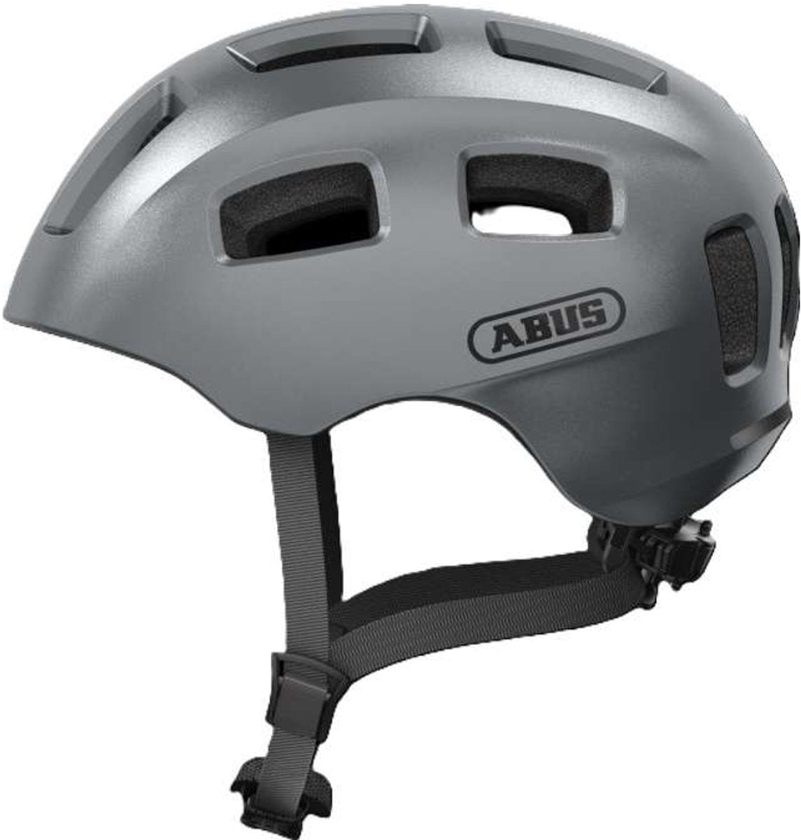 Abus Helm Youn-I 2.0 Graphit Silber S 48-54 cm