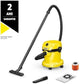 Kärcher wd 2 plus v-12 4 18 Nass- und Trockensauger – 1000 W – 12 Liter – Schaumstofffilter – Staubsauger geeignet für Auto – Garage