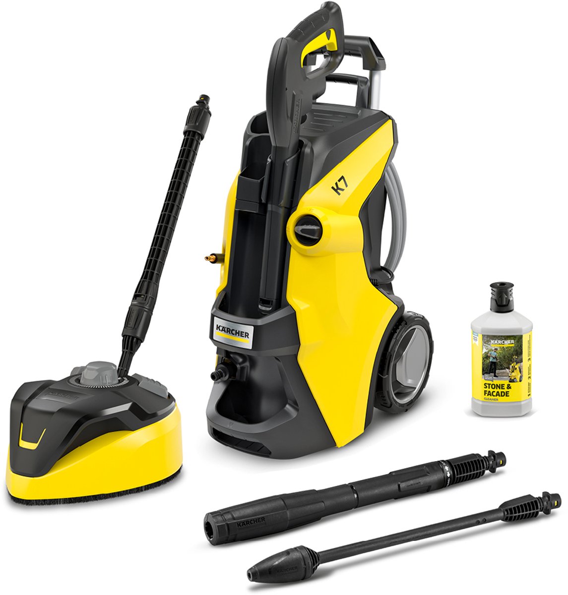 Kärcher K7 Premium Power Flex Home Hochdruckreiniger 180 bar 600 l h 3000 W mit T 7 und 10 m Schlauch