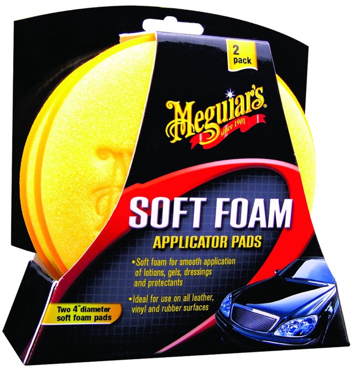 Meguiars Applikatorpads aus weichem Schaumstoff