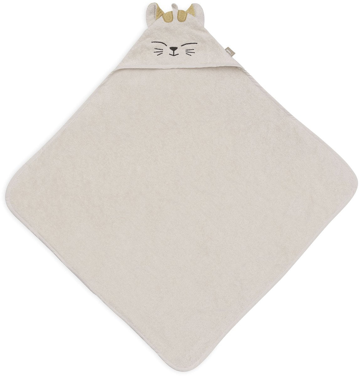 Jollein Badeumhang Baby – 100 % Frottee-Baumwolle – 75 x 75 cm – Charlie