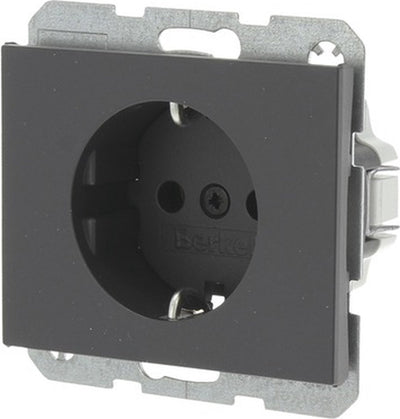 Berker K1 Einbau-Wandsteckdose (WC) RA 1-fach Anthrazit