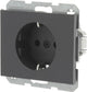 Berker K1 Einbau-Wandsteckdose (WC) RA 1-fach Anthrazit