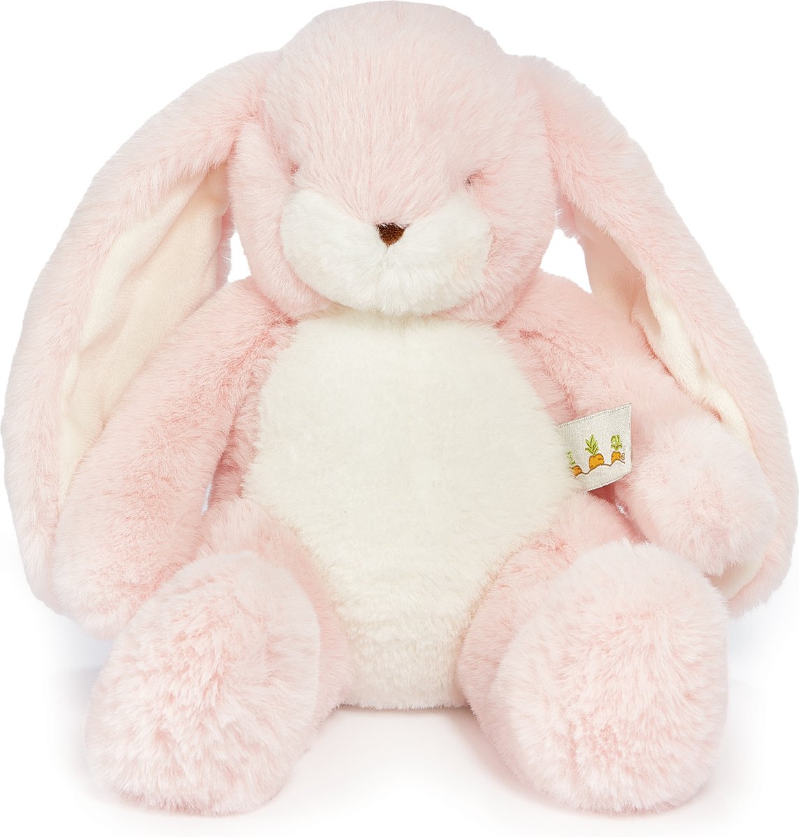 Bunnies by the Bay Knabberkaninchen – Kuscheltier – gestickte Details – 30 cm – rosa