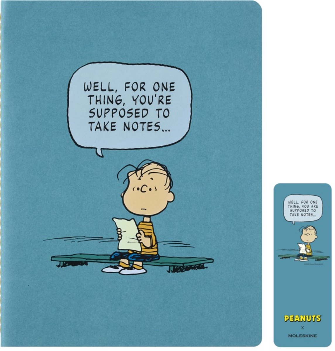Moleskine Limited Edition – Erdnüsse – Notizbuch – XL (18 x 25 cm), liniert – Linus