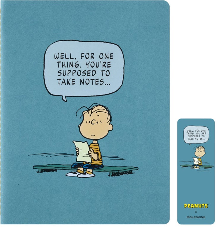 Moleskine Limited Edition – Erdnüsse – Notizbuch – XL (18 x 25 cm), liniert – Linus