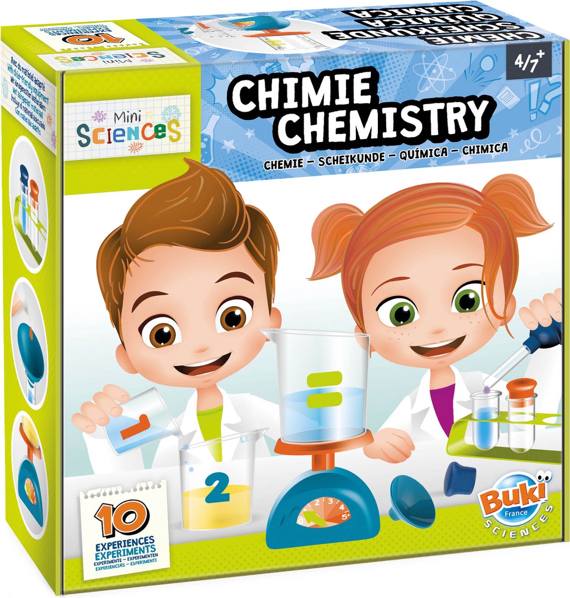 Buki France Buki – Mini-Wissenschaften – Ihr erster Chemiebaukasten – Experimente – Naturwissenschaften
