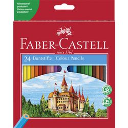 Faber Castell Faber Castell FC-120124 Farbige Bleistifte in Karton Penny A 24st.
