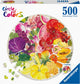 Ravensburger Rundpuzzle Kreis aus Farben Obst und Gemüse – Puzzle – 500 Teile