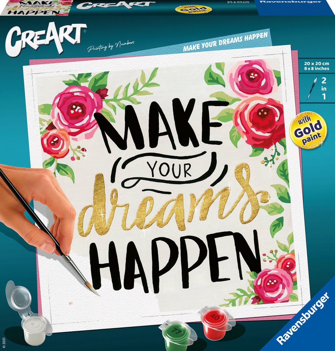 Ravensburger Creart Painting on Song machen deine Träume geschehen