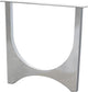 Woood Zaandam Design Tischbein – Metall – Chrom – 1 Stück – 72 x 79 x 10,6 cm
