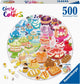 Ravensburger Jigsaw Puzzle um den Farbkreis Desserts Gebäck, 500st.