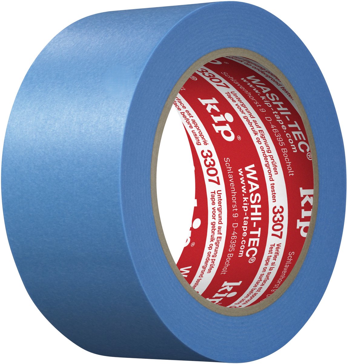 Kip Fineline-Klebeband 3307 | Abdeckband | 48mm | blau | Washi-Tec Malerband | Band