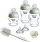 Tommee Tippee Glass Natural Start Babyflaschen und Sauger Starterset – 150 ml und 250 ml Flaschen für Neugeborene – 0 Monate+