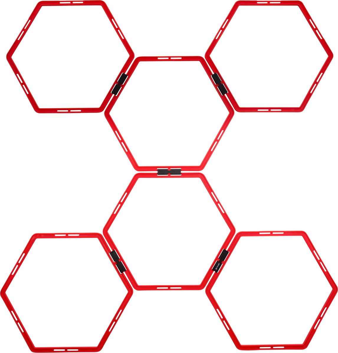 Pure2improve Laufleiter – Agility-Gitter – achteckig