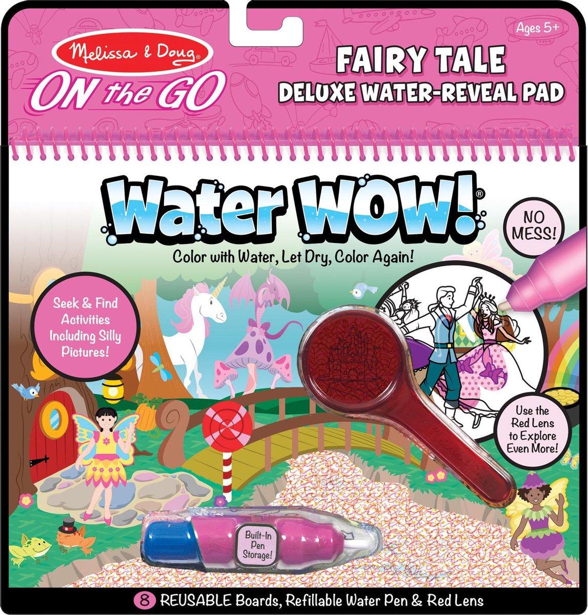 Melissa Doug Malbuch Wasser wow – Märchenkarton rosa
