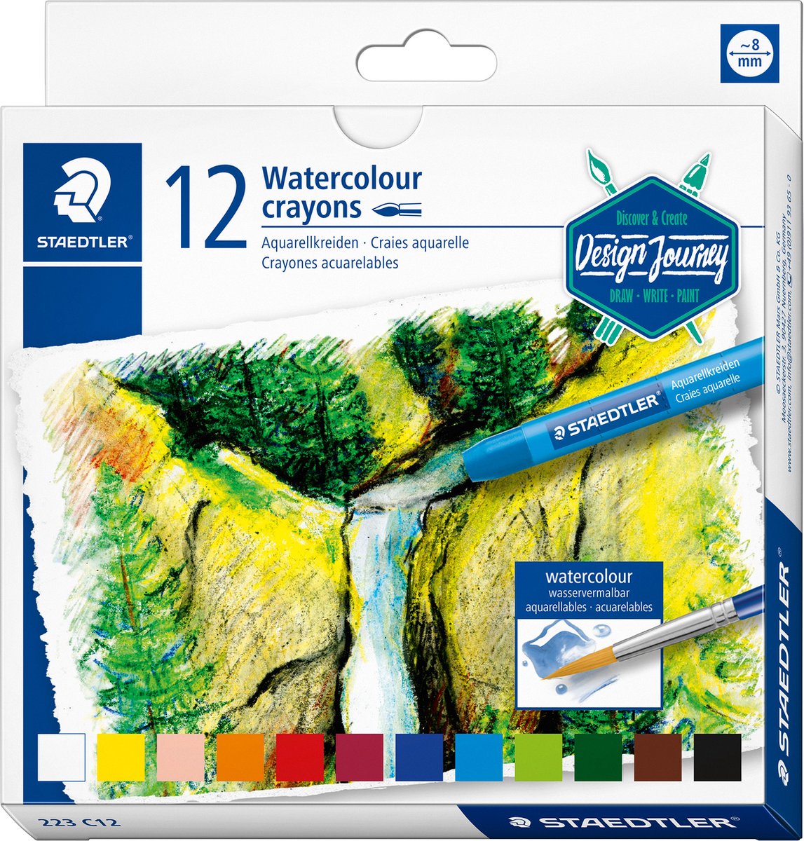 Staedtler Design Journey - Aquarellstifte - Set à 12 Stück