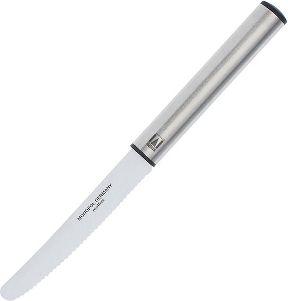 Westmark Vesper-Steakmesser, Wellenstruktur, Länge: 23 cm, Monopol-Edition, Edelstahl-Kunststoff, Profi, Silber, 16923360