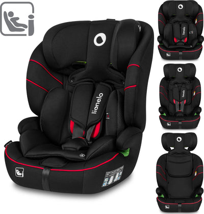 Lionelo Levi i-Size-Autositz 76–150 cm (9–36 kg) – Gruppe 1 2 3 – vorwärtsgerichtet – 5-Punkt-Gurt – verstellbare Kopfstütze – Memory-Schaum – Dri-Seat – ECE R129 03