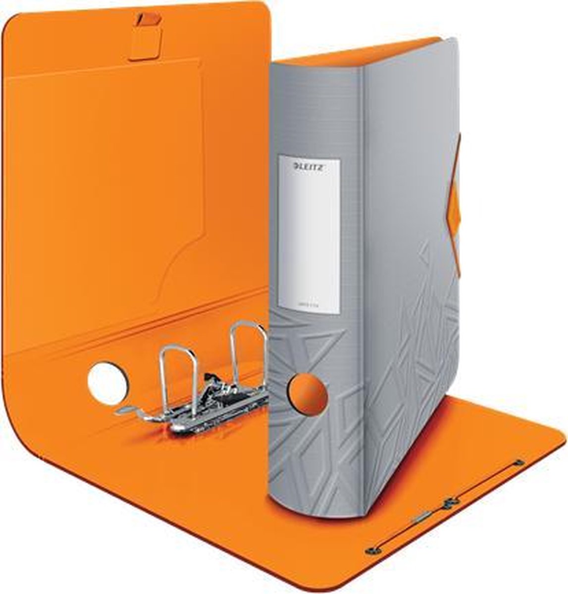 Leitz 180° Active Urban Chic PP-Ordner für 500 Blatt – Ordner für A4-Dokumente – Rückenbreite 82 mm – dunkelgrau