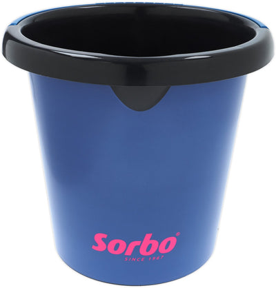 Sorbo Recycling-Eimer mit Ausguss – blau – 5 Liter – aus recyceltem Kunststoff – langlebiger, robuster Reinigungseimer