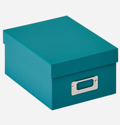 Walther fb-115-k fun – Foto-Aufbewahrungsbox – Größe 17 x 22 x 11 cm – 700 Fotos 10 x 15 cm – Petrolgrün