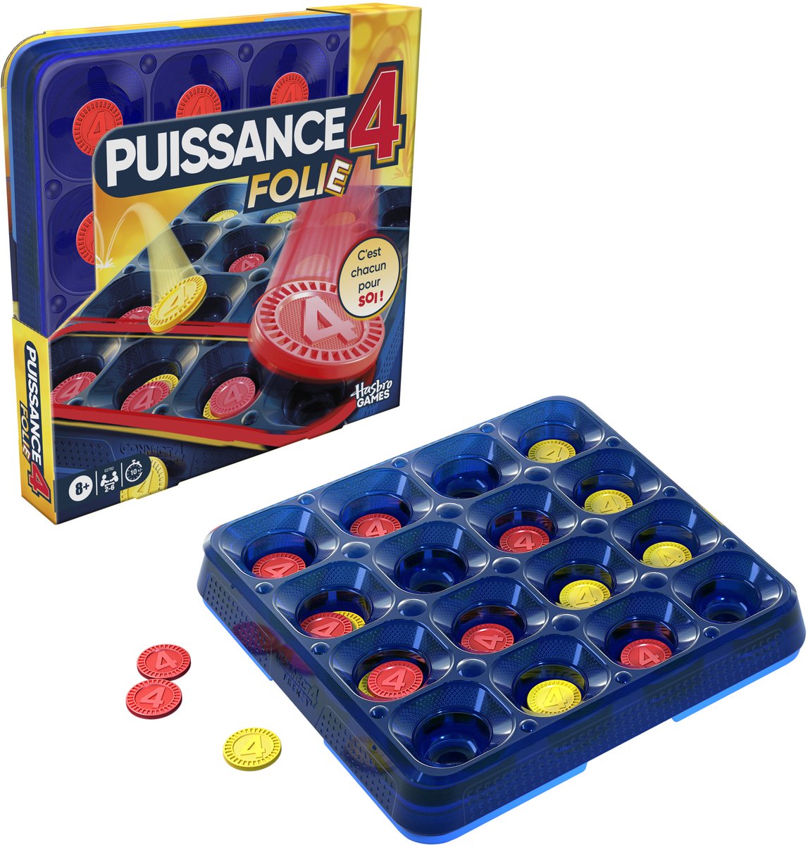 Hasbro Gaming Connect 4 Frenzy – Französisch