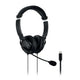 Kensington Kabelgebundene Kopfhörer K97457ww mit Kopfbügel, 1,8 m USB-C-Kabel, Geräuschsonde