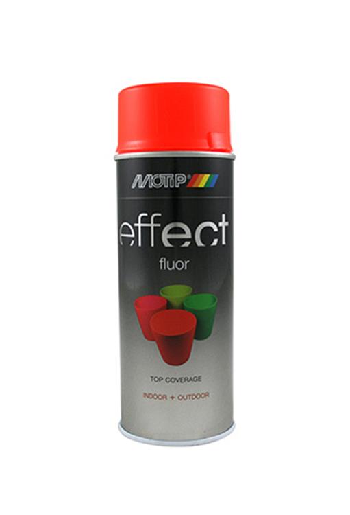 Motip 1032386 - 302301 Deko-Effekt fluoreszierend rot orange 400 ml | 1 Stk