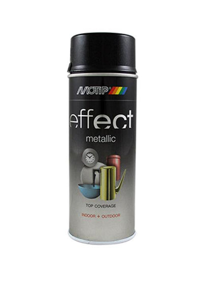 Motip 1032391 - 302510 Deko-Effekt Metallic-Schwarz 400 ml | 1 Stk