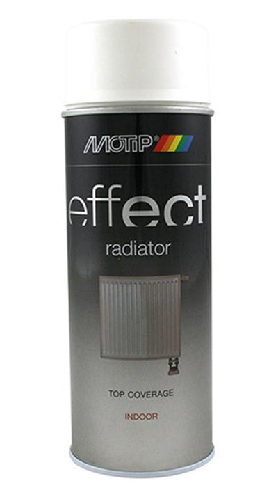 Motip 1032407 - 302702 Deko-Effekt-Heizkörper weiß matt 400 ml | 1 Stk