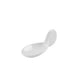 Feines Porzellangeschirr 10,3 x 4 cm cremefarben 16 Stück