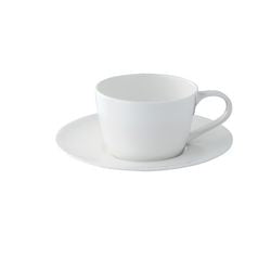 Kaffee-Untertasse Edeldiva Porzellan Creme 15 cm 24 Stück