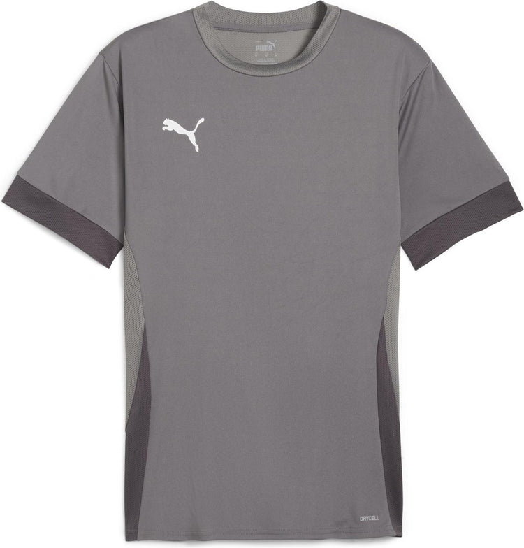 Puma Teamgoal Matchday Jersey Herren-Sportshirt – Gusseisen – Weiß-Shadow-Grau