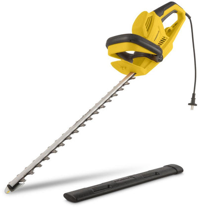 Powerplus elektrische Heckenschere powxg20081 – 600 W elektrische Heckenschere, 610 mm Klinge und 24 mm Schnittabstand, Gartengerät zum Schneiden von Sträuchern, Hecken und Pflanzen