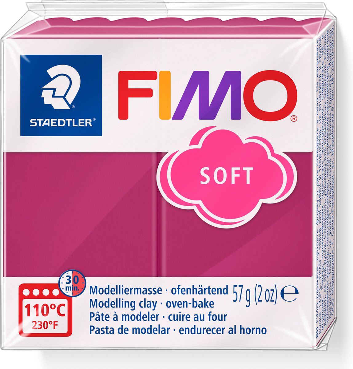 Fimo weiche Modelliermasse 57 g gefrorene Beere