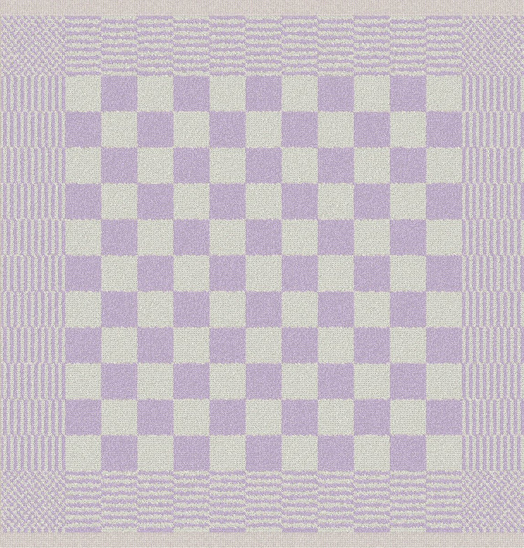 Ddddd - Kombinationsset - 2x Geschirrtuch, 2x Küchentuch - Grilllogo - Pastellflieder
