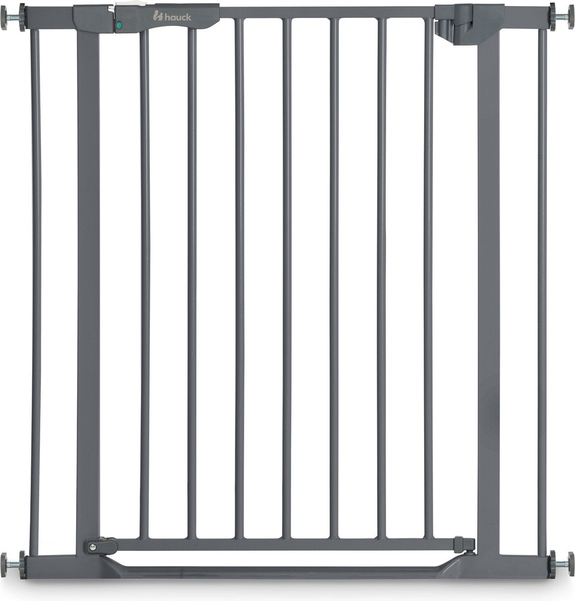 Hauck Clear Step Autoclose 2 Treppenschutzgitter – 75 bis 80 cm – dunkelgrau