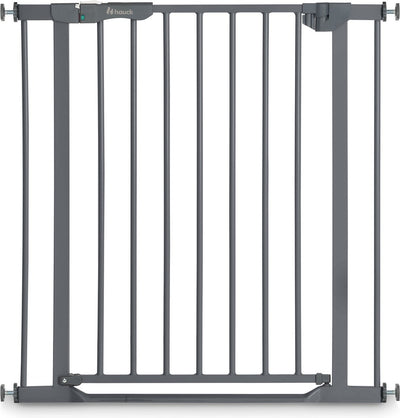 Hauck Clear Step Autoclose 2 Treppenschutzgitter – 75 bis 80 cm – dunkelgrau