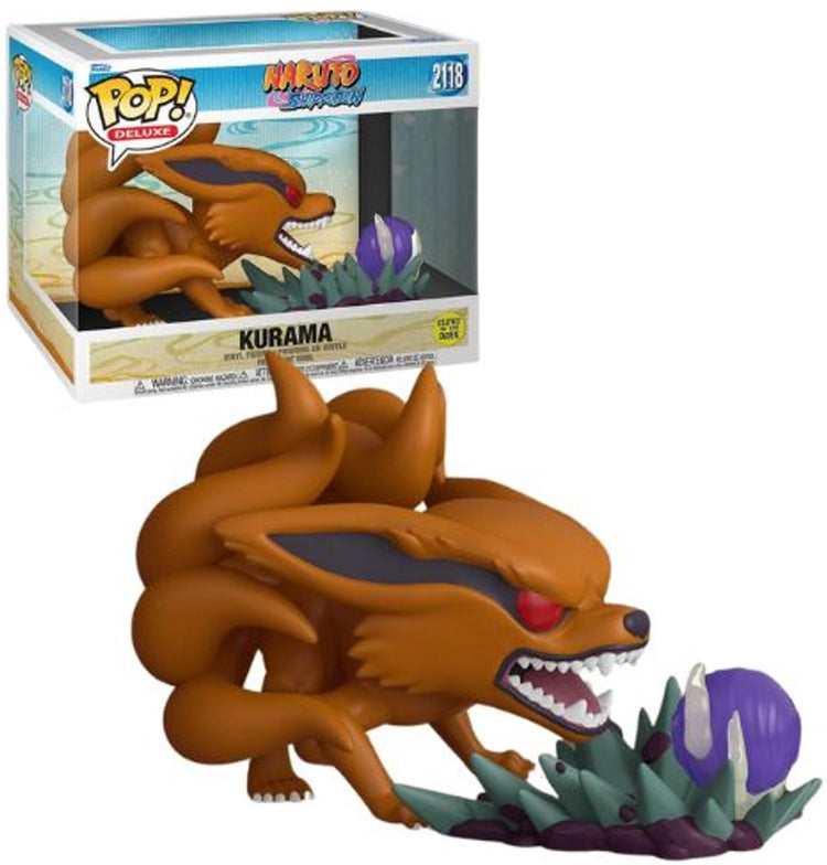 Funko Naruto Kurama (Pop! Deluxe) Glow-in-the-Dark Vinyl Figure 2118 Unisex Pop! - neutral - Standard