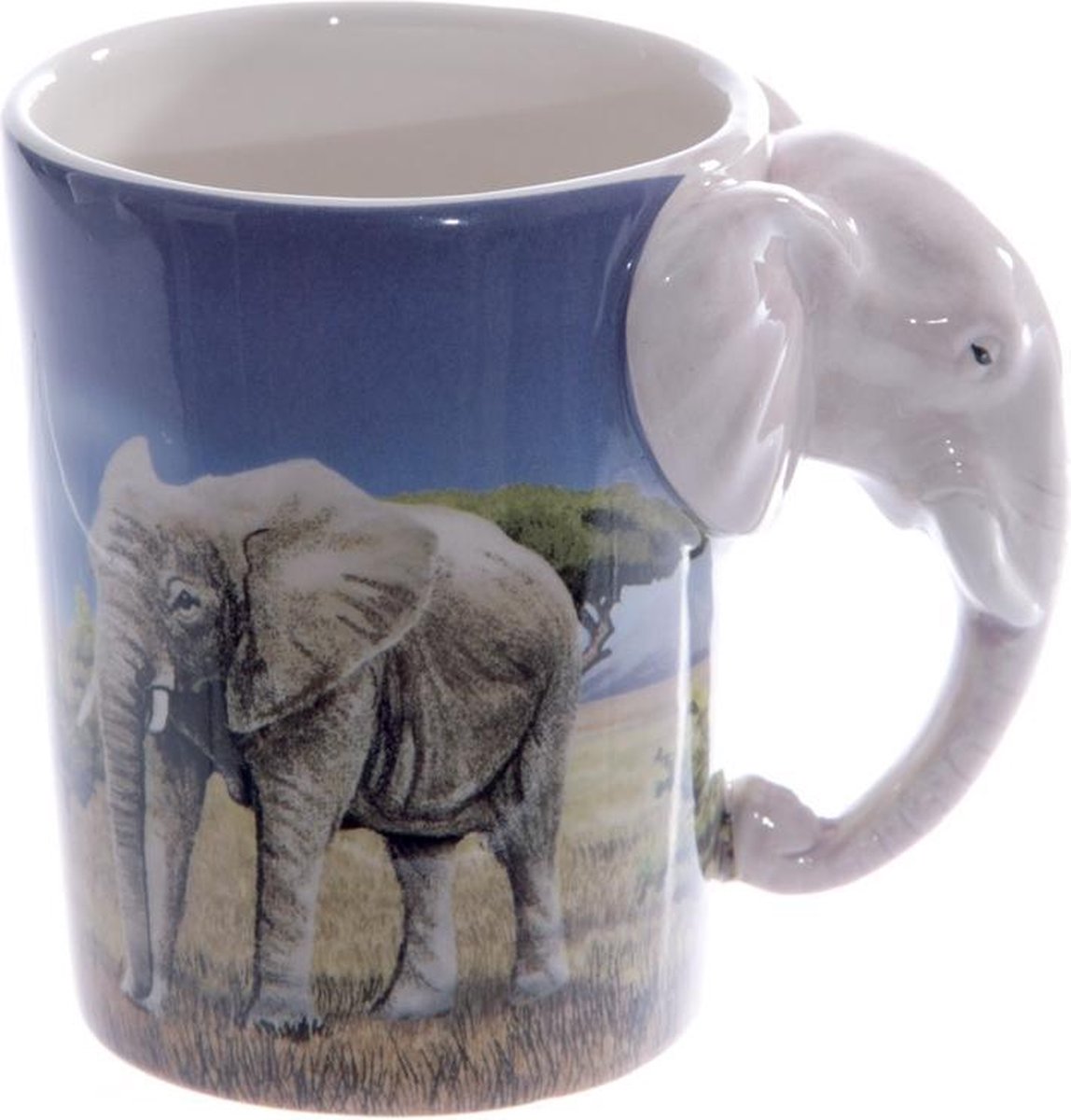 Elefant - gebildeter Griff Keramikbecher