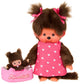 Monchhichi | 20 cm mit Mini-Bebichhichi im Tragekorb