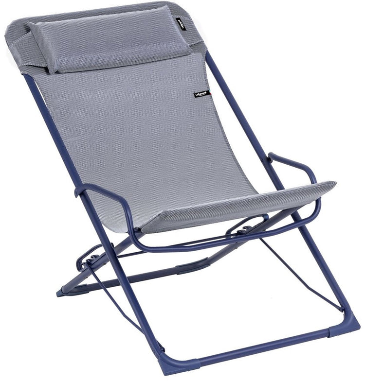 Lafuma Transaswing – Schaukelstuhl – Strandstuhl – Loungesessel – verstellbar – faltbar – Batyline – Indigo