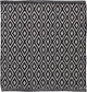 Sealskin - Spalier-Badematte 60x60 cm - Baumwolle - Schwarz