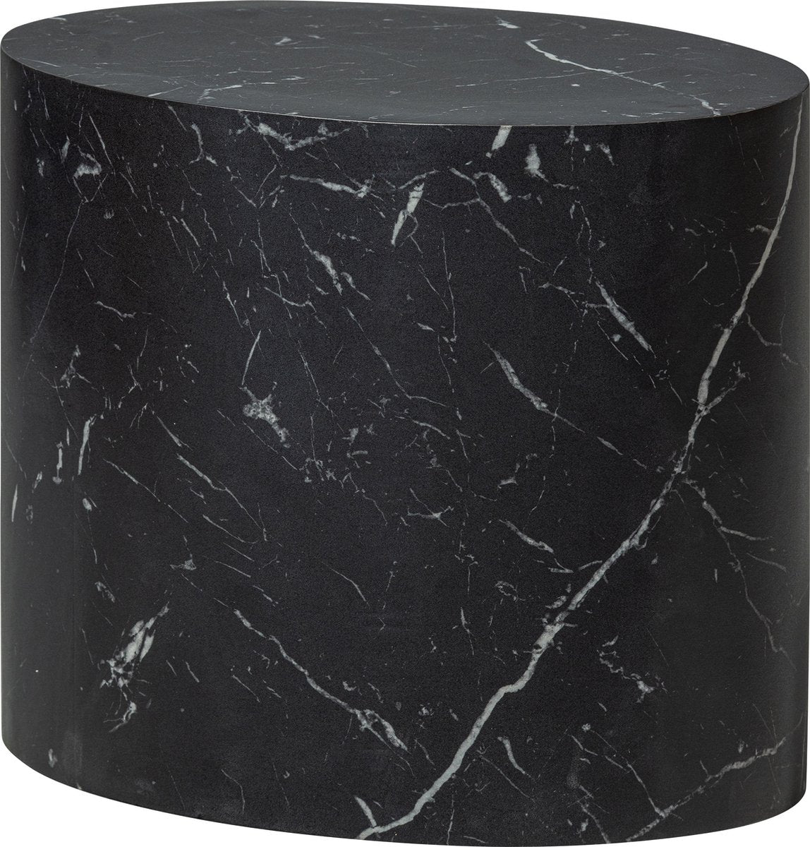 Woood Quint Beistelltisch - MDF - Schwarz - 40x48x33