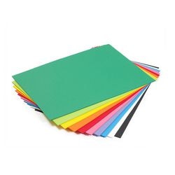 Farbpapier Tutorcraft 45 x 64 cm 225 g m² Farbsortiment 100 Blatt