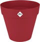 Elho Loft Urban Round 50 – Blumentopf für den Außenbereich – ø 48,5 x H 44,5 cm – Theaterrot